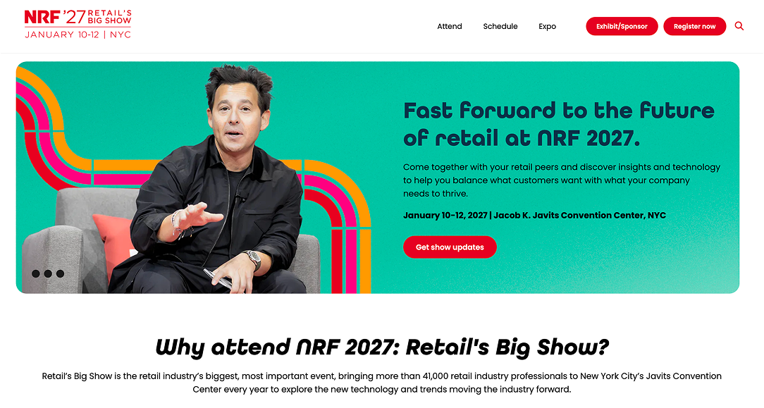 NRF 2027: Retail’s Big Show у Нью-Йорку