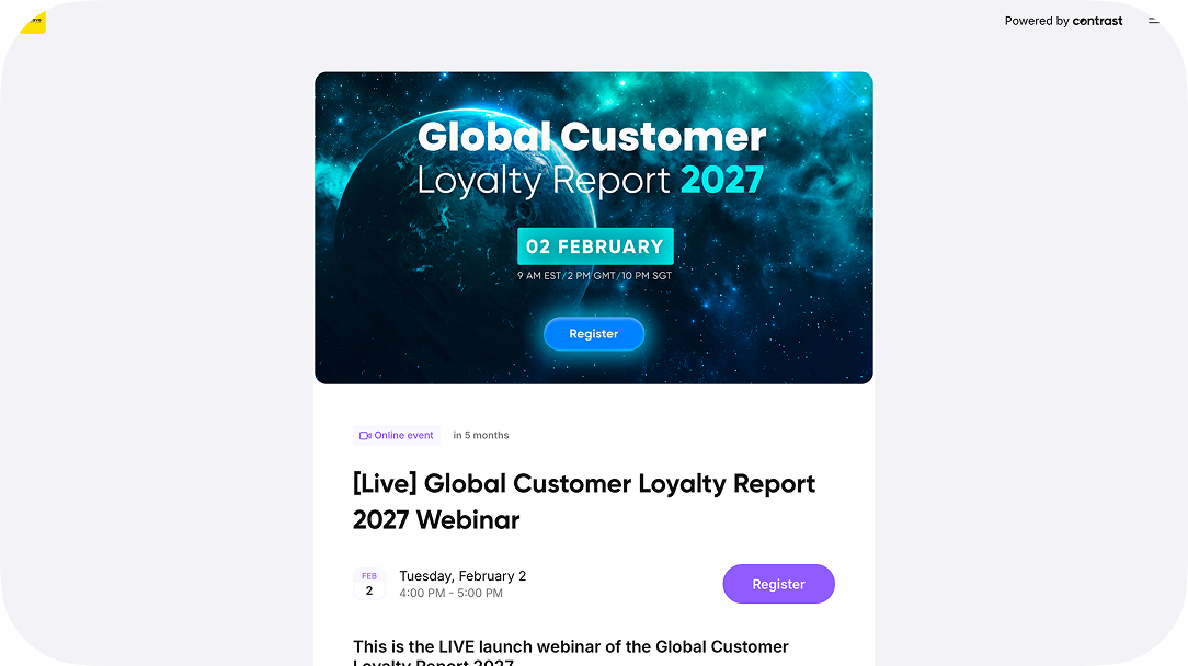 Вебінар Antavo’s Annual Global Customer Loyalty Report 2027